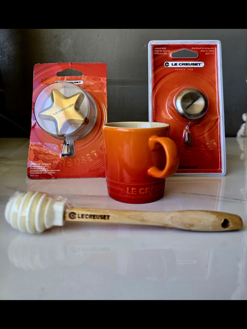 Le Creuset Orange Stoneware Mug - Classic Gradient Finish